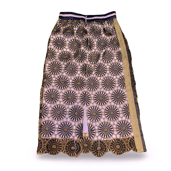 New with Tags Anthropologie Current Air Loire Lace Scalloped Hem Pencil Skirt XS - Picture 5 of 9